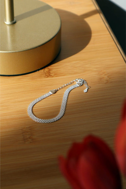 Bratara din argint Brielle (Silver/Gold)